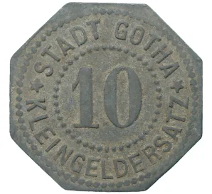 10 пфеннигов 1917 года Германия — город Гота (Нотгельд)