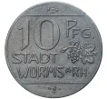 Монета 10 пфеннигов 1918 года Германия — город Вормс (Нотгельд) (Артикул M2-56844)
