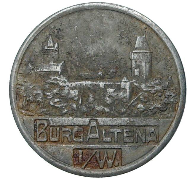 Монета 10 пфеннигов 1918 года Германия — город Альтена (Нотгельд) (Артикул M2-56846)