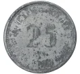Монета 25 пфеннигов 1920 года Германия — город Цвизель(Нотгельд) (Артикул M2-56875)