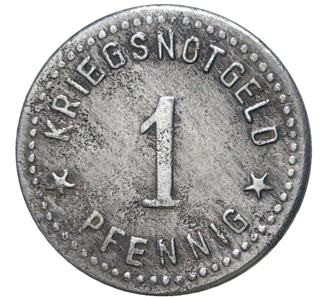 Монета 1 пфенниг 1919 года Германия — город Гота (Нотгельд) (Артикул M2-56880)