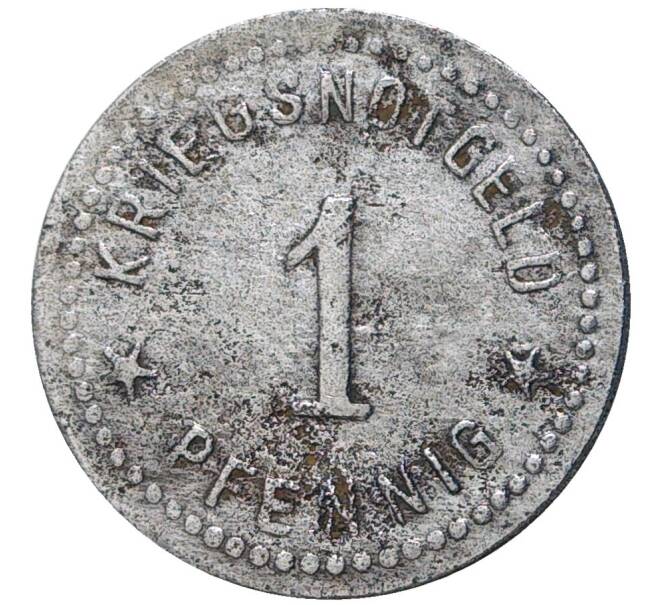 Монета 1 пфенниг 1919 года Германия — город Гота (Нотгельд) (Артикул M2-56882)