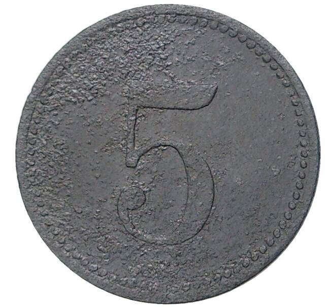 Монета 5 пфеннигов 1917 года Германия — город Гунценхаузен (Нотгельд) (Артикул M2-56884)