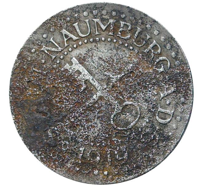 Монета 10 пфеннигов 1919 года Германия — город Наумбург (Нотгельд) (Артикул M2-56892)