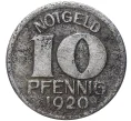 Монета 10 пфеннигов 1920 года Германия — город Галле (Нотгельд) (Артикул M2-56898)