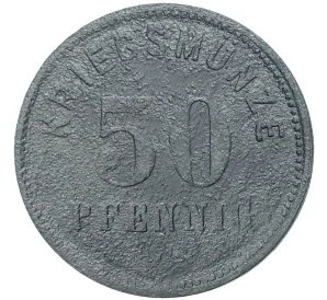 50 пфеннигов 1917 года Германия — город Бенсхайм (Нотгельд)