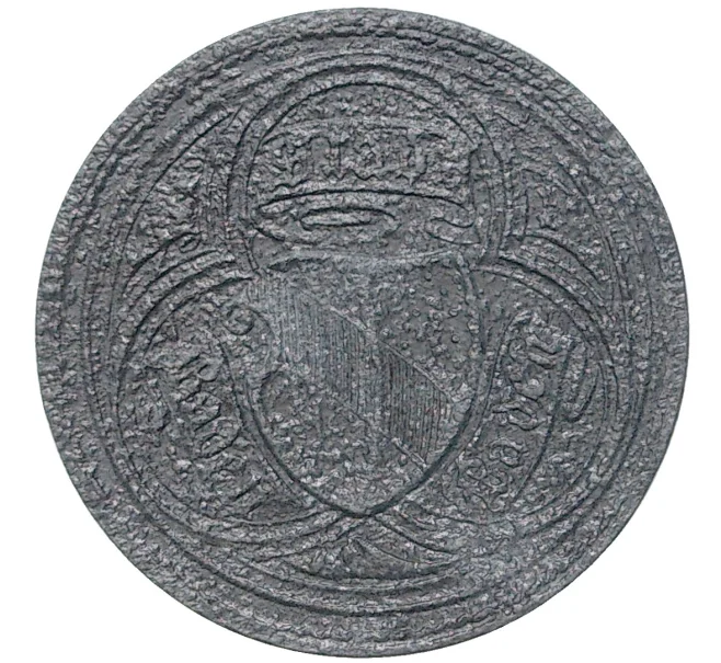 Монета 10 пфеннигов 1919 года Германия — город Баден-Баден (Нотгельд) (Артикул M2-56902)