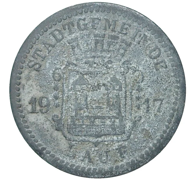 Монета 10 пфеннигов 1917 года Германия — город Лауф (Нотгельд) (Артикул M2-56913)