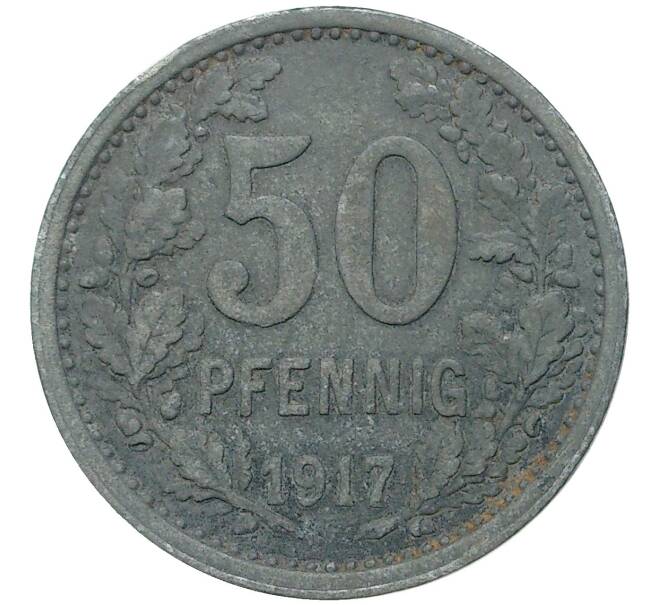 Монета 50 пфеннигов 1917 года Германия — город Веттер (Нотгельд) (Артикул M2-56925)