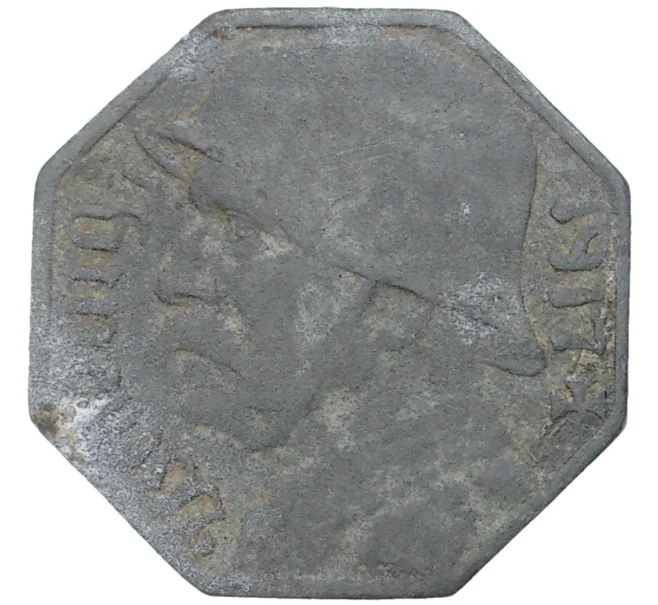 Монета 10 пфеннигов 1917 года Германия — город Вайльбург-на-Лане (Нотгельд) (Артикул M2-56927)