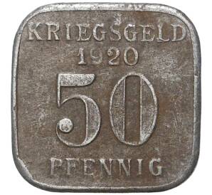 50 пфеннигов 1920 года Германия — город Мюльхайм-на-Руре (Нотгельд)
