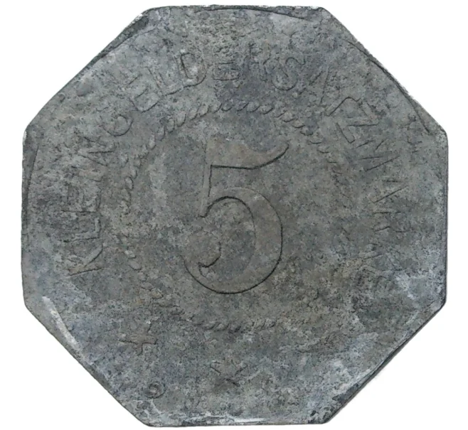 Монета 5 пфеннигов 1918 года Германия — город Монтабаур (Нотгельд) (Артикул M2-56932)