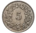 Монета 5 раппенов 1952 года Швейцария (Артикул M2-56638)