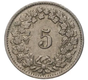 5 раппенов 1955 года Швейцария
