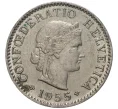 Монета 5 раппенов 1955 года Швейцария (Артикул M2-56679)