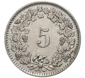 5 раппенов 1962 года Швейцария
