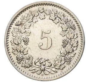 5 раппенов 1967 года Швейцария