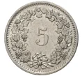 Монета 5 раппенов 1967 года Швейцария (Артикул M2-56765)