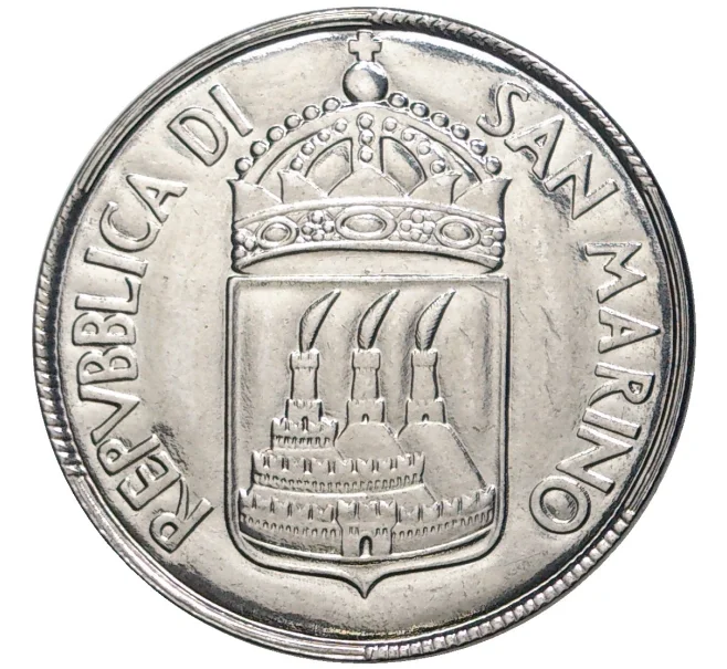 Монета 50 лир 1973 года Сан-Марино (Артикул M2-56964)