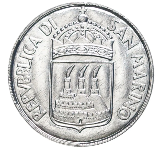 Монета 1 лира 1973 года Сан-Марино (Артикул M2-56975)