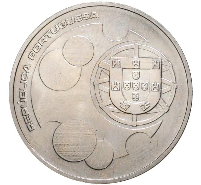 Монета 10 евро 2011 года Португалия «25 лет вступлению Португалии и Испании в Евросоюз» (Артикул M2-56989)
