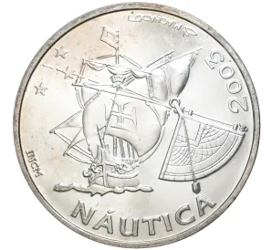 10 евро 2003 года Португалия «Иберо-Америка — Морское дело»