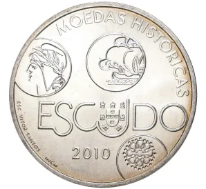 10 евро 2010 года Португалия «Иберо-Америка — Эскудо»