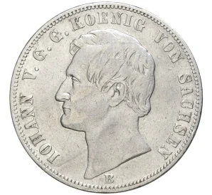 1 союзный талер 1861 года Саксония