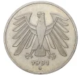 Монета 5 марок 1991 года G Германия (Артикул K11-71036)