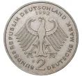 Монета 2 марки 1992 года D Германия «Людвиг Эрхард» (Артикул K11-71062)