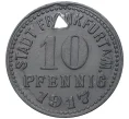 Монета 10 пфеннигов 1917 года Германия — город Франкфурт-на-Майне (Нотгельд) (Артикул M2-57045)