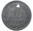 Монета 10 пфеннигов 1917 года Германия — город Франкфурт-на-Майне (Нотгельд) (Артикул M2-57063)