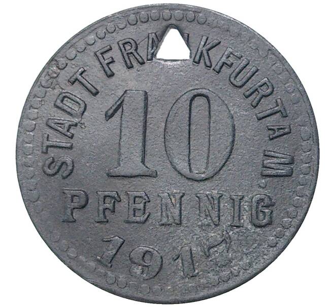 Монета 10 пфеннигов 1917 года Германия — город Франкфурт-на-Майне (Нотгельд) (Артикул M2-57066)
