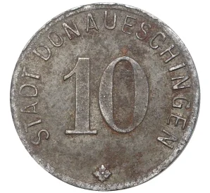 10 пфеннигов 1918 года Германия — город Донауэшинген (Нотгельд)