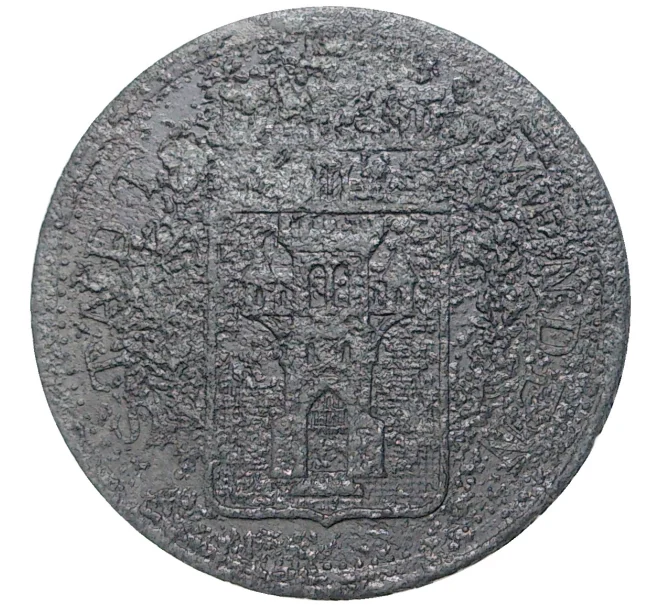 Монета 50 пфеннигов 1917 года Германия — город Менден (Нотгельд) (Артикул M2-57102)