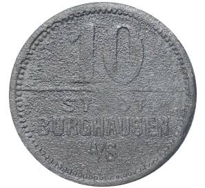 10 пфеннигов 1918 года Германия — город Бургхаузен-на-Зальцахе (Нотгельд)
