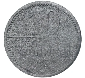 10 пфеннигов 1918 года Германия — город Бургхаузен-на-Зальцахе (Нотгельд)