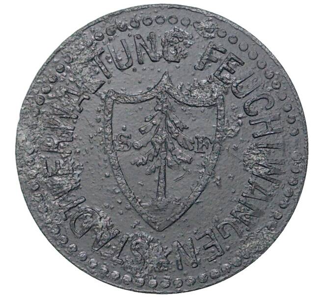 Монета 5 пфеннигов 1917 года Германия — город Фойхтванген (Нотгельд) (Артикул M2-57108)