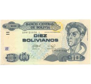 10 боливиано 2013 года Боливия
