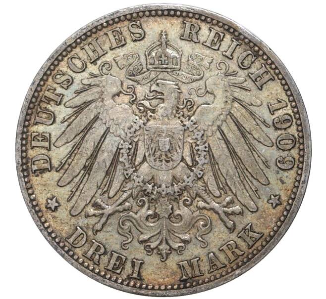 3 марки 1909 года Германия (Пруссия) (Артикул M2-57142)