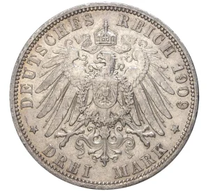 3 марки 1909 года Германия (Пруссия)