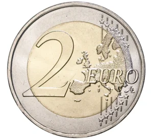 2 евро 2022 года Португалия «35 лет программе Эразмус»