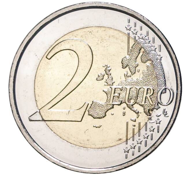 Монета 2 евро 2022 года Испания «35 лет программе Эразмус» (Артикул M2-57185)