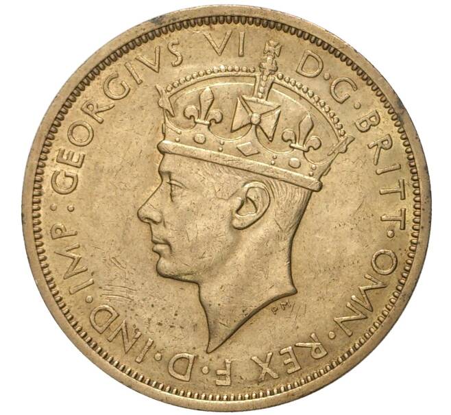 Монета 2 шиллинга 1938 года KN Британская Западная Африка (Артикул K11-71068)