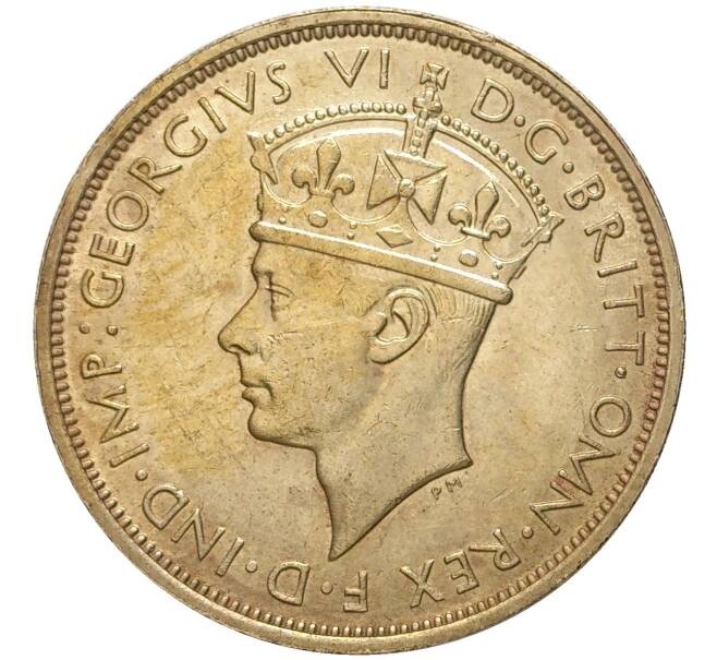 Монета 2 шиллинга 1939 года KN Британская Западная Африка (Артикул: K11-71071) — Фото №2