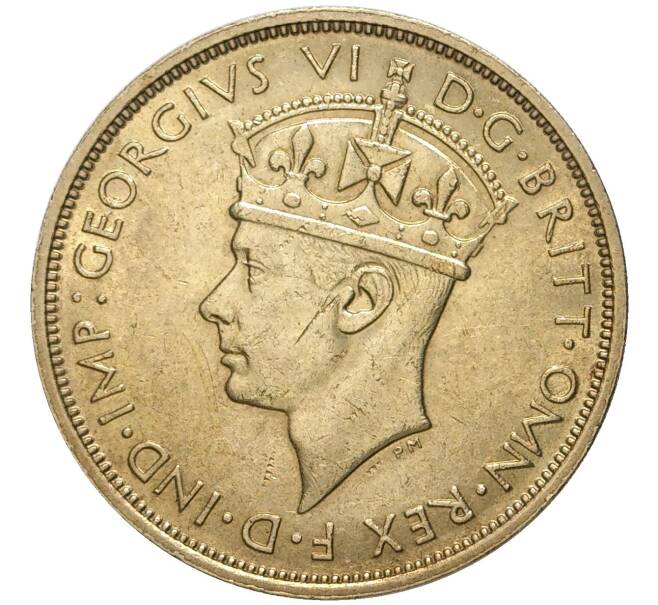 Монета 2 шиллинга 1939 года KN Британская Западная Африка (Артикул K11-71072)