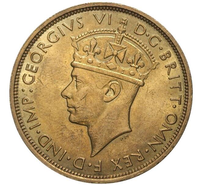 Монета 2 шиллинга 1939 года KN Британская Западная Африка (Артикул K11-71075)