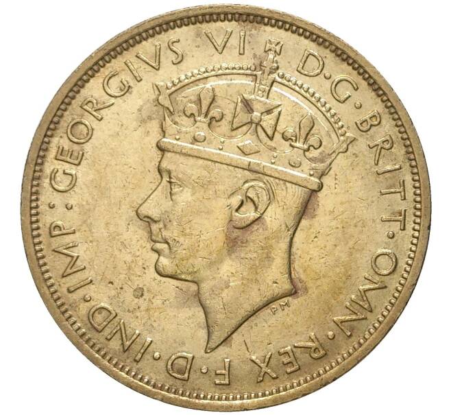 Монета 2 шиллинга 1939 года KN Британская Западная Африка (Артикул K11-71076)