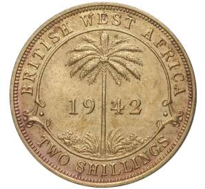 2 шиллинга 1942 года KN Британская Западная Африка