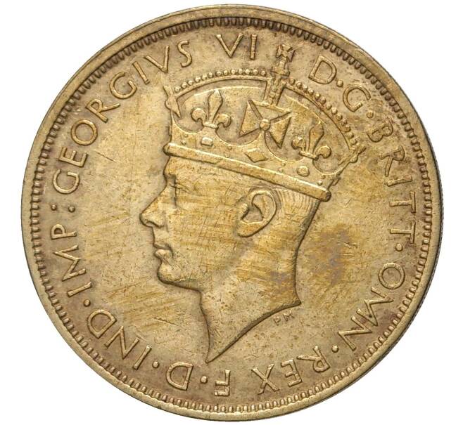 Монета 2 шиллинга 1946 года H Британская Западная Африка (Артикул K11-71085)